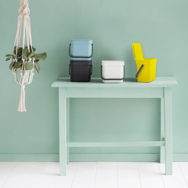 Фото - Настільний контейнер для сміття Brabantia Sort & Go 3 л 209826