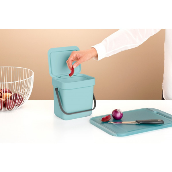 Фото - Настільний контейнер для сміття Brabantia Sort & Go 3 л 209826
