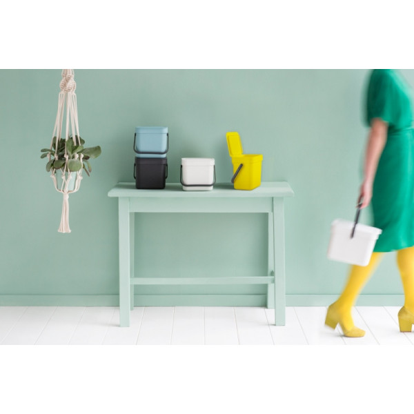 Фото - Настільний контейнер для сміття Brabantia Sort & Go 3 л 209864