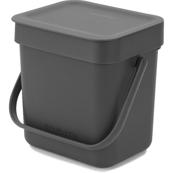 Фото - Настільний контейнер для сміття Brabantia Sort & Go 3 л 209888