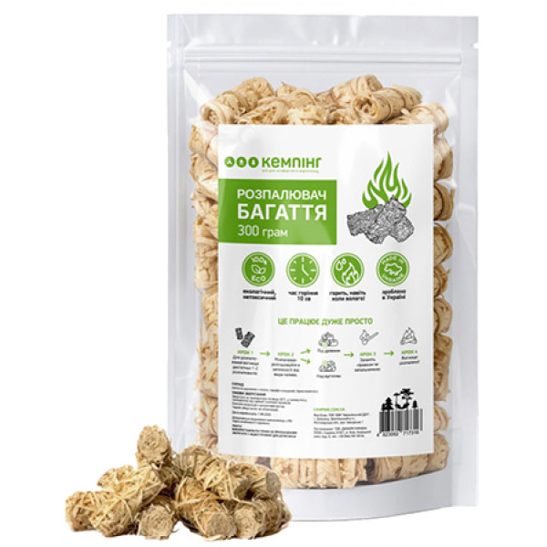 Фото - Розпалювач Кемпінг 300 г (4823082717316) Фото - Розпалювач Кемпінг 300 г (4823082717316)