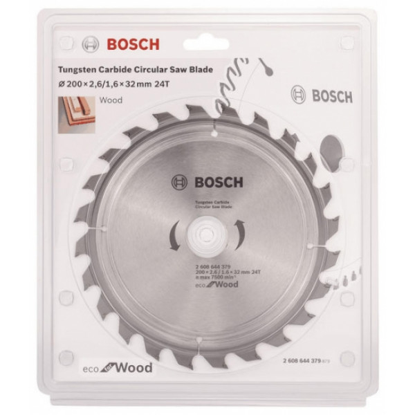 Фото - Диск алмазний Bosch ECO WO 200x32-24T (2.608.644.379)