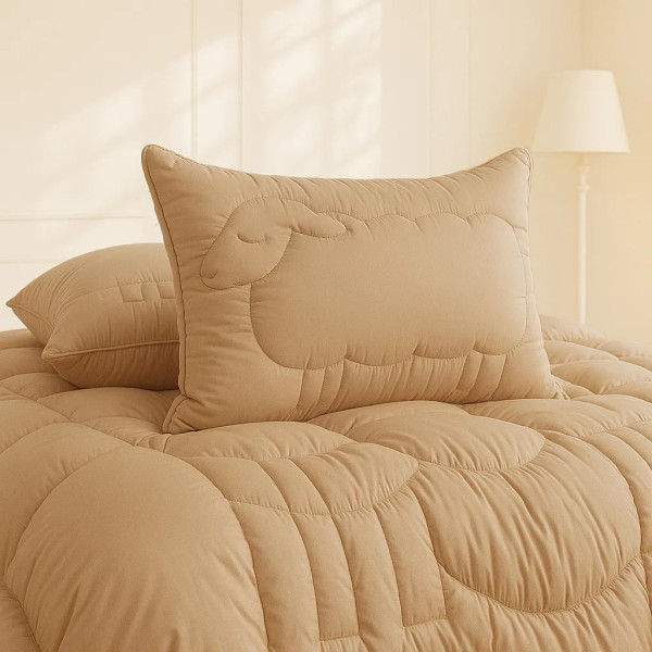 Фото - Подушка стандартная MirSon №518 Marzello Collection Wool высокая 60x60 см (2200012229484)