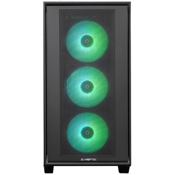Фото - Корпус Chieftec HUNTER 3 GS-03B-OP 4x120mm без БП Black