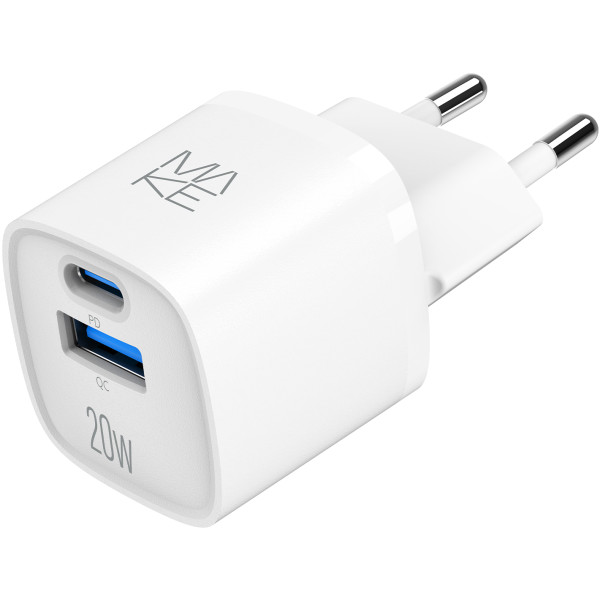 Фото - Сетевое зарядное устройство MAKE 20W GaN PD + QC3.0 White (MCW-2022GWH)