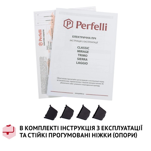 Фото - Печь электрическая Perfelli MIRAGE 37 RED