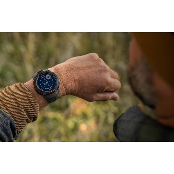 Фото - Смарт-годинник Garmin Instinct 3, 45mm, Solar, Black Bezel with Black Band (010-02934-00)