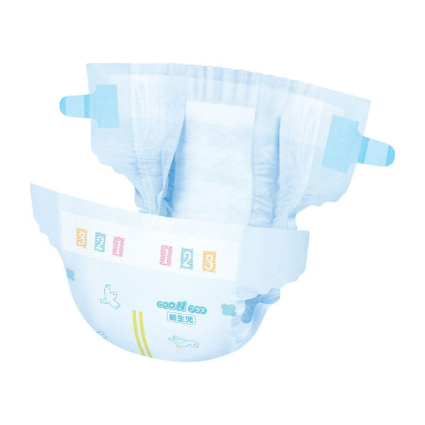 Фото - Одноразові підгузки Goo.N Plus для новонароджених на липучках Розмір NB (до 5 кг.), 76 шт. (21000626)