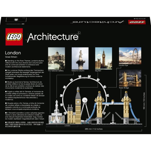 Фото - Конструктор LEGO Architecture Лондон (21034)