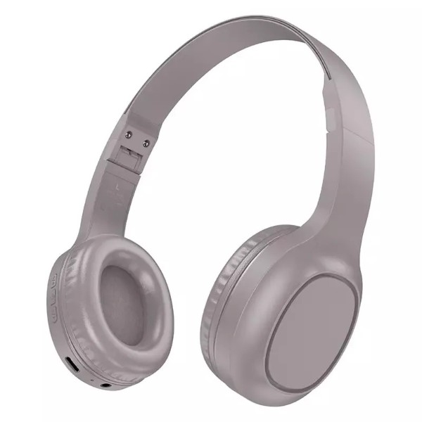 Фото - Навушники повнорозмірні бездротові HOCO W46 Charm BT headset Brown (6942007601726)