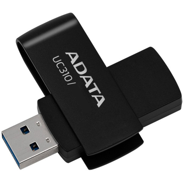 Фото - Флеш USB ADATA USB 3.2 UC310 64Gb Black (UC310-64G-RBK)