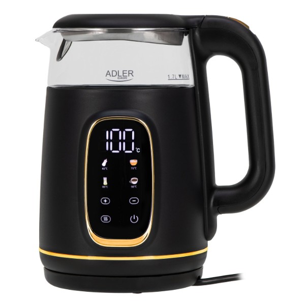 Фото - Электрический чайник Adler AD 1305 Black Gold