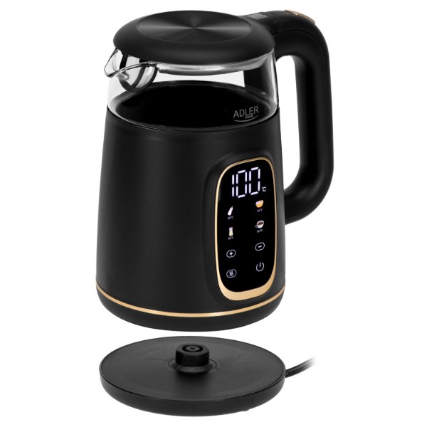 Фото - Электрический чайник Adler AD 1305 Black Gold