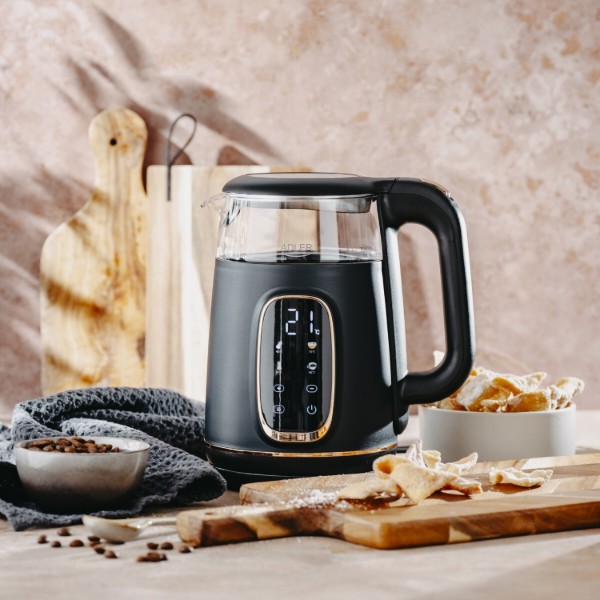 Фото - Электрический чайник Adler AD 1305 Black Gold