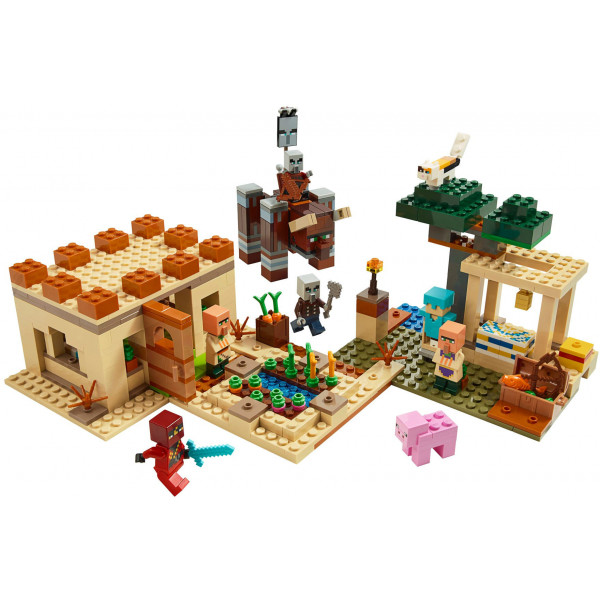 Фото - Конструктор LEGO Minecraft Патруль разбойников (21160)