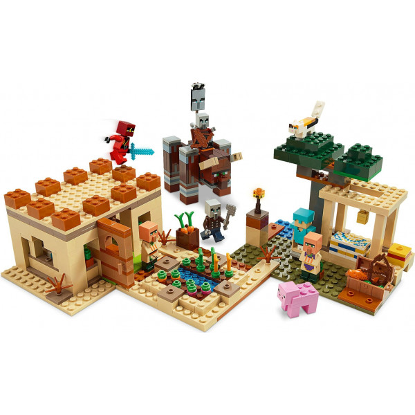Фото - Конструктор LEGO Minecraft Патруль разбойников (21160)