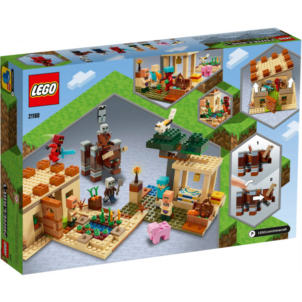 Фото - Конструктор LEGO Minecraft Патруль разбойников (21160)