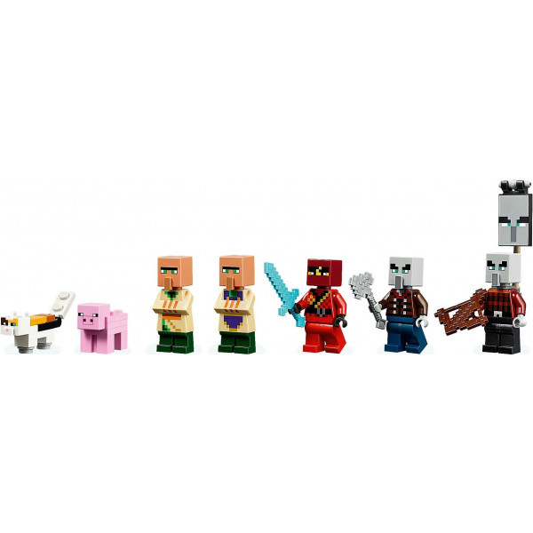 Фото - Конструктор LEGO Minecraft Патруль разбойников (21160)