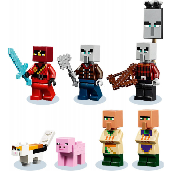 Фото - Конструктор LEGO Minecraft Патруль разбойников (21160)