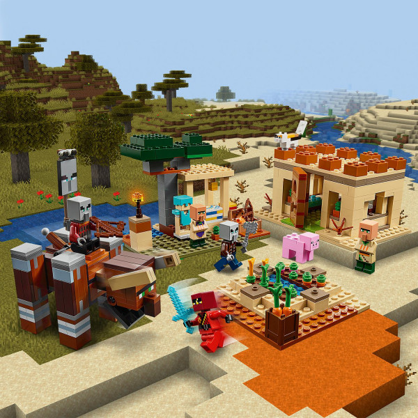 Фото - Конструктор LEGO Minecraft Патруль разбойников (21160)
