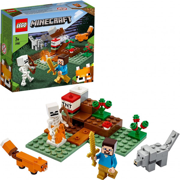 Фото - Конструктор LEGO Minecraft Пригоди в тайзі (21162)
