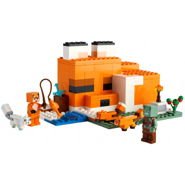 Фото - Конструктор LEGO Minecraft Нора лисиці (21178)