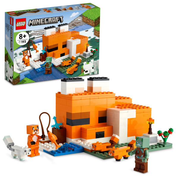 Фото - Конструктор LEGO Minecraft Нора лисиці (21178) Фото - Конструктор LEGO Minecraft Нора лисиці (21178)