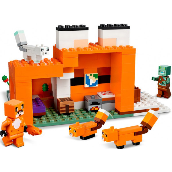 Фото - Конструктор LEGO Minecraft Нора лисиці (21178)