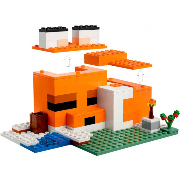 Фото - Конструктор LEGO Minecraft Нора лисиці (21178)