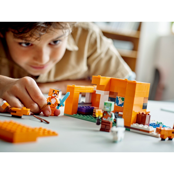 Фото - Конструктор LEGO Minecraft Нора лисиці (21178)