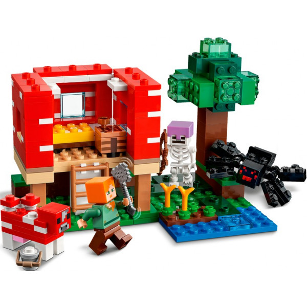 Фото - Конструктор LEGO Minecraft Грибной дом (21179)