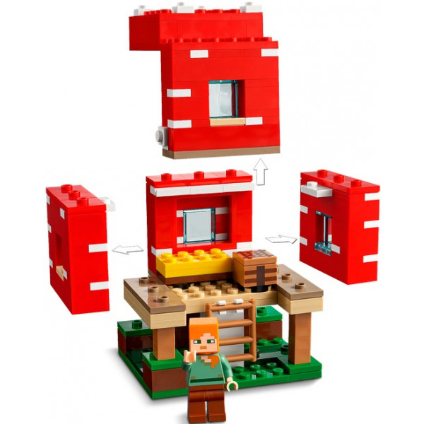 Фото - Конструктор LEGO Minecraft Грибной дом (21179)