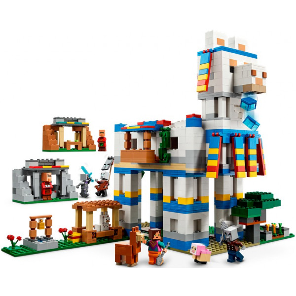 Фото - Конструктор LEGO Minecraft Деревня ламы (21188)