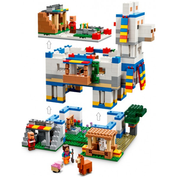 Фото - Конструктор LEGO Minecraft Деревня ламы (21188)