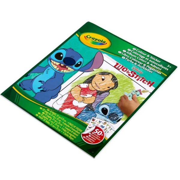 Фото - Розмальовки Crayola Lilo & Stitch 32 стор. та 4 стор. наліпок (04-0900G)