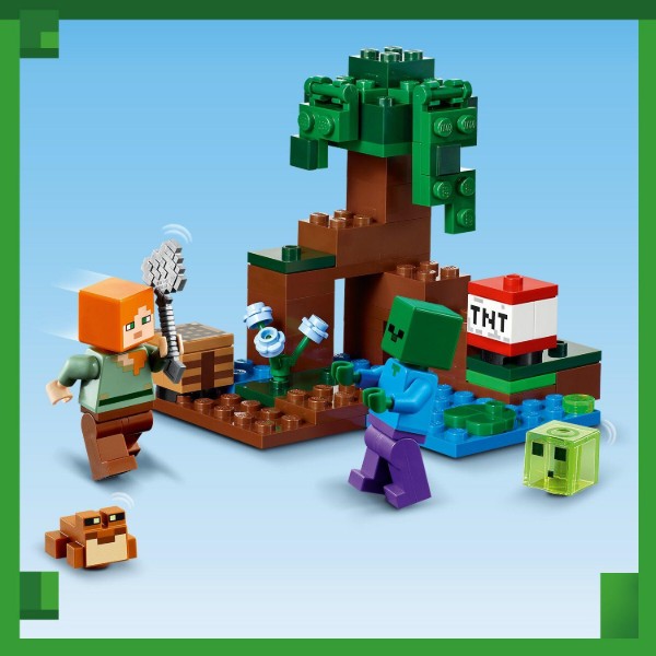 Фото - Конструктор LEGO Minecraft Пригоди на болоті (21240)