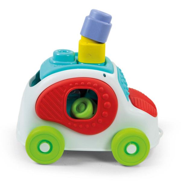 Фото - Сортер Clementoni з конструктором Clementoni Sensory Car серія Soft Clemmy 8 деталей (17315)