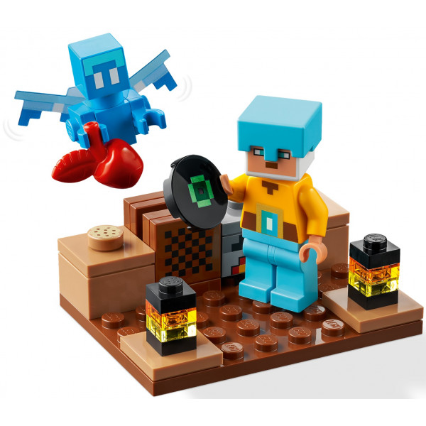 Фото - Конструктор LEGO Minecraft Форпост із мечем (21244)