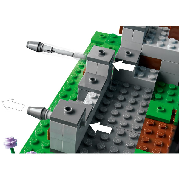 Фото - Конструктор LEGO Minecraft Форпост із мечем (21244)