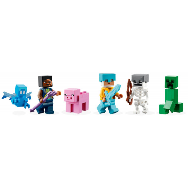 Фото - Конструктор LEGO Minecraft Форпост із мечем (21244)