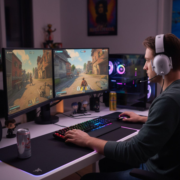 Фото - Гарнітура дротова ігрова Razer Blackshark V2 X (RZ04-03240700-R3M1) White