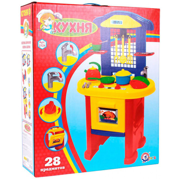 Фото - Сюжетно-рольова гра. Кухня Technok Ігровий набір Кухня 3 (2124)