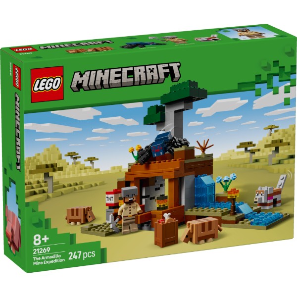 Фото - Конструктор LEGO Minecraft Шахтная экспедиция «Броненосец» (21269)