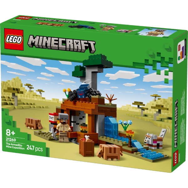 Фото - Конструктор LEGO Minecraft Шахтная экспедиция «Броненосец» (21269)