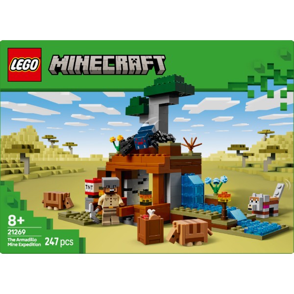 Фото - Конструктор LEGO Minecraft Шахтная экспедиция «Броненосец» (21269)