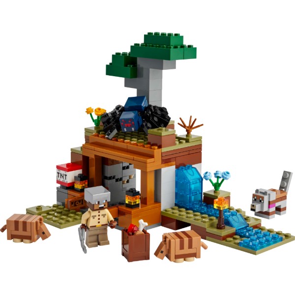 Фото - Конструктор LEGO Minecraft Шахтная экспедиция «Броненосец» (21269)