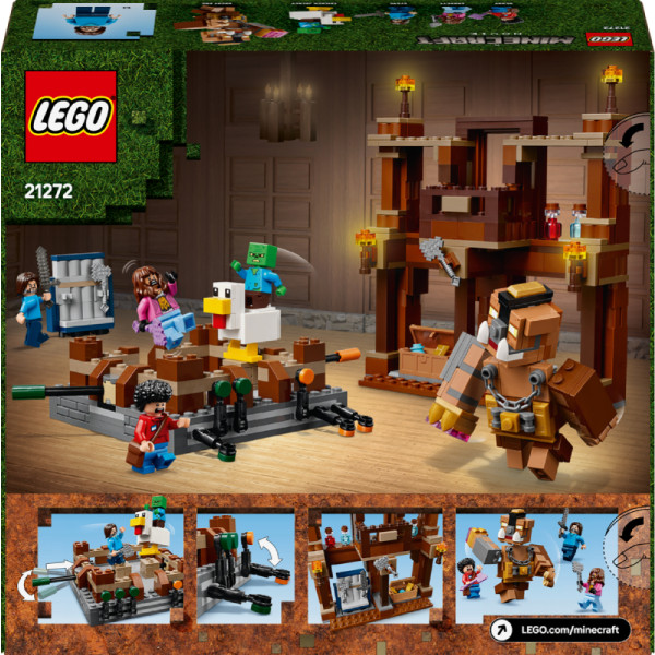 Фото - Конструктор LEGO Minecraft Бойцовский ринг в лесном имении (21272)