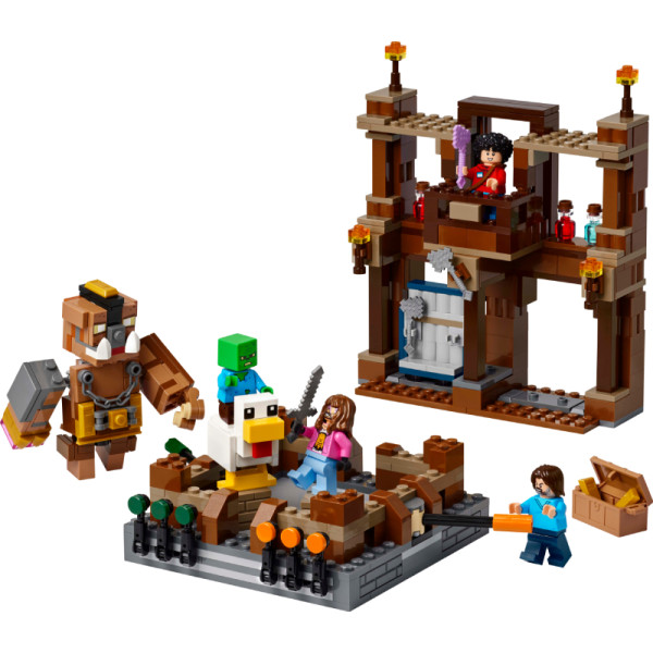 Фото - Конструктор LEGO Minecraft Бойцовский ринг в лесном имении (21272)