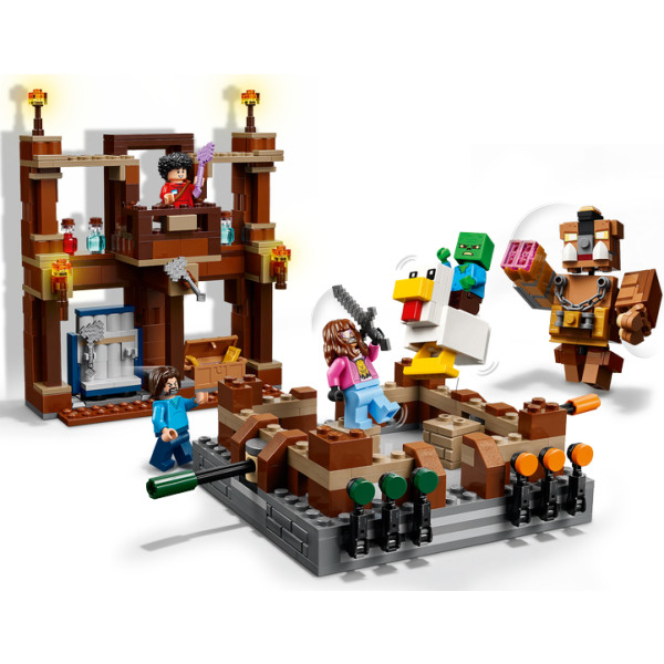 Фото - Конструктор LEGO Minecraft Бойцовский ринг в лесном имении (21272)