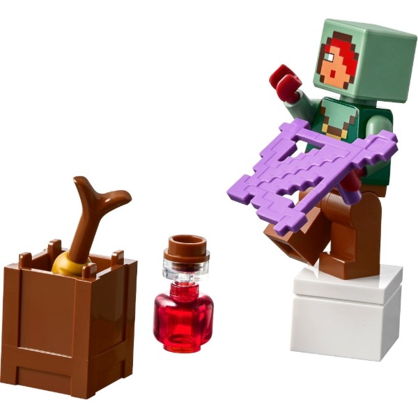 Фото - Конструктор LEGO Minecraft Зустріч із Боронителем (21274)